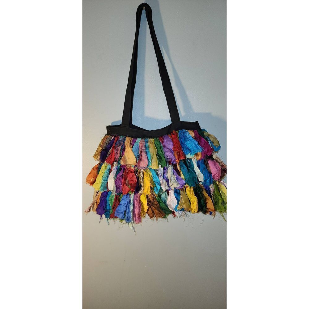 100% Silk Hand Loom Fabric Purse
